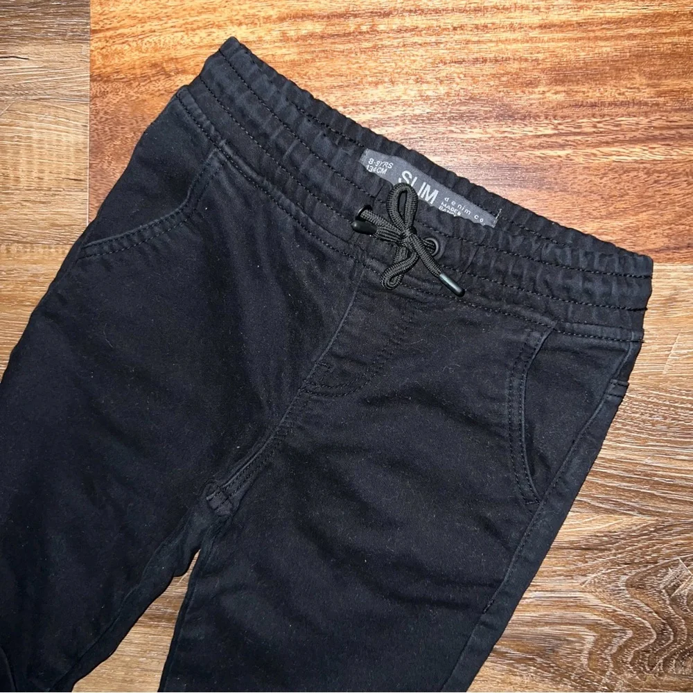 Primark Boys Jogger Pants - Black, Size 8-9 Yrs